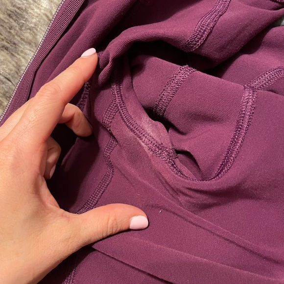 Lululemon nice asana purple zip up sweater jacket - Picture 16 of 16